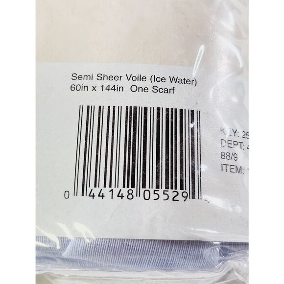 1990's Martha Stewart Semi Sheer Voile and Two Standard Shams #B2 - Picture 7 of 8